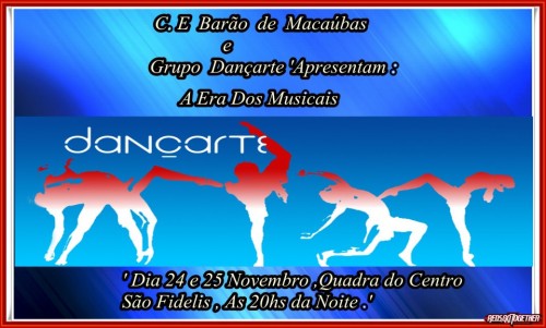 Agenda cultural de fim de semana com o Grupo Dançarte promete agitar a praça com o espetáculo ‘A Era dos Musicais’.