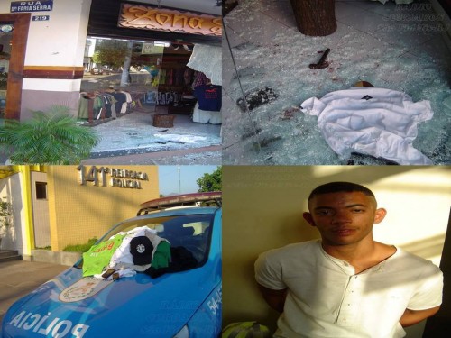 Mais dois estabelecimentos comerciais são assaltados em São Fidélis.