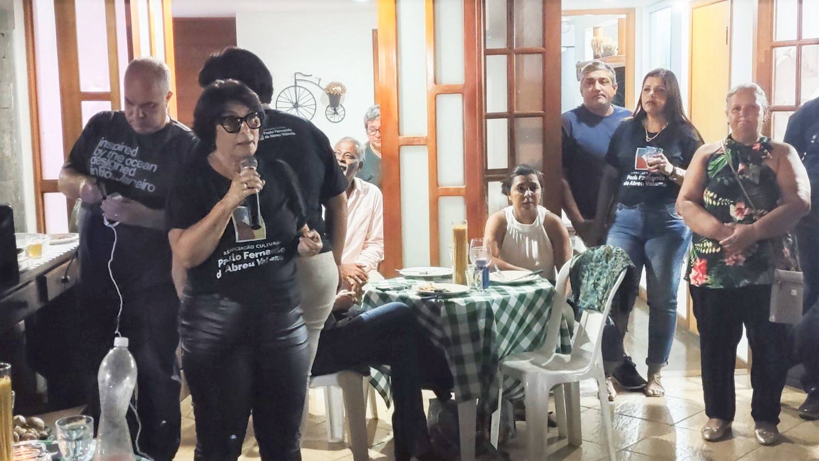 Glorinha Abreu reúne membros da Associação Paulo Fernando Abreu Valente e comerciantes que participaram do 1º Festival Gastronômico – para confraternização de agradecimentos