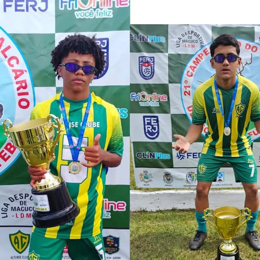 Dois atletas fidelenses sagram-se campeões no Campeonato do Calcário de Escolas de Futebol Sub-15 ao defenderem o time Altense de S.Sebastião do Alto – RJ